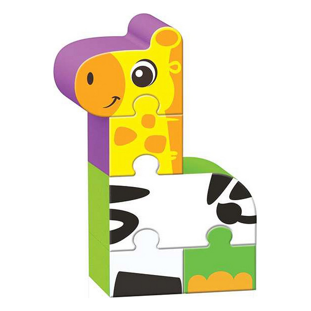 Puzzle Infantil Reig Zoo Blocks 22 Peças
